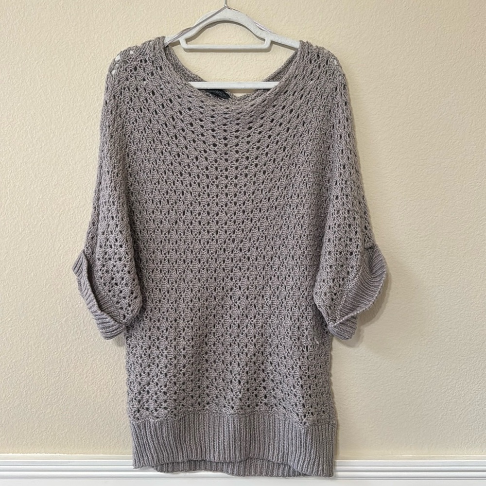 Topshop Open Knit Oversized Sweater